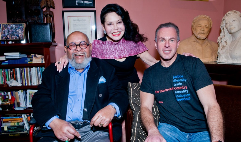 Devin Wenig with Cecil and Janice, the founders of GLIDE