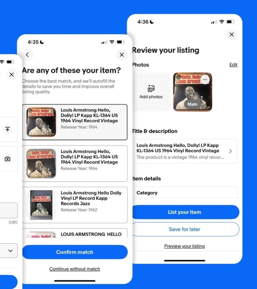 eBay Reduces the Time to List on Mobile With New Simplified Listing Tool