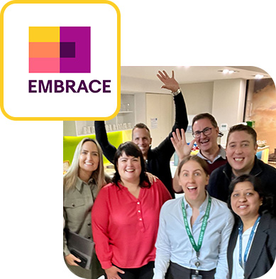 eBay employees from the company’s EMBRACE resource group, which focuses on issues related to diversity, equity, and inclusion.