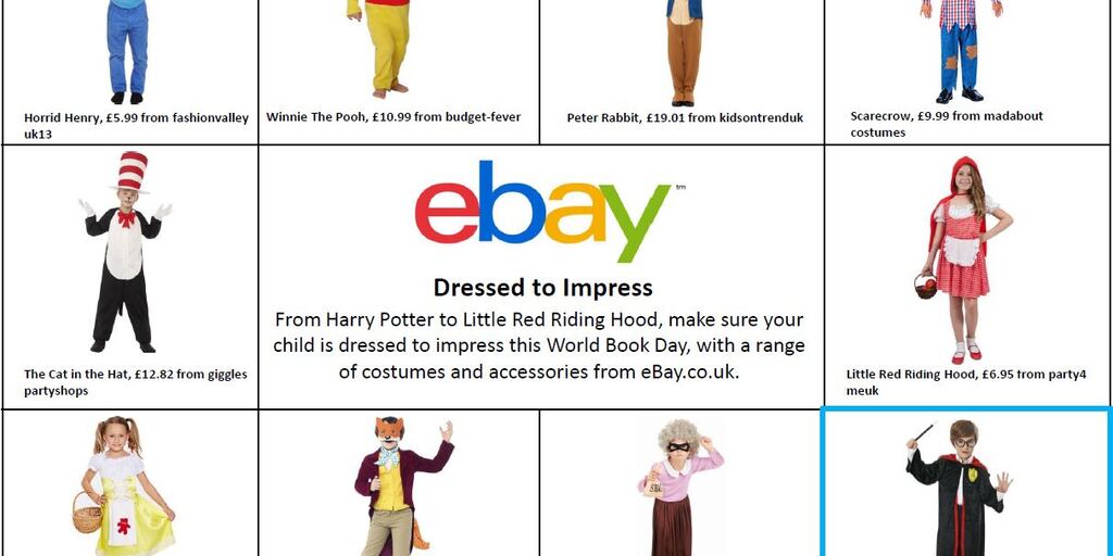 eBay.co.uk reveals parents set to spend an estimated 50 million on World  Book Day - eBay Inc.
