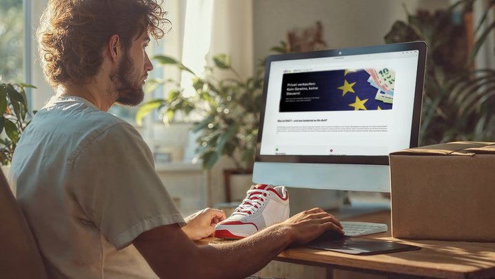 eBay Sneaker DAC7 Bildcredit eBay2.de mit Midjourney