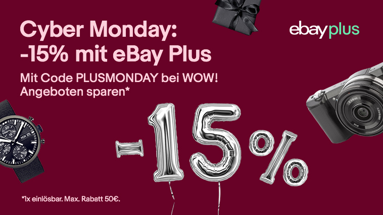 Cyber Monday Bei Ebay 15 Prozent Auf über 20000 Wow Angebote Mit