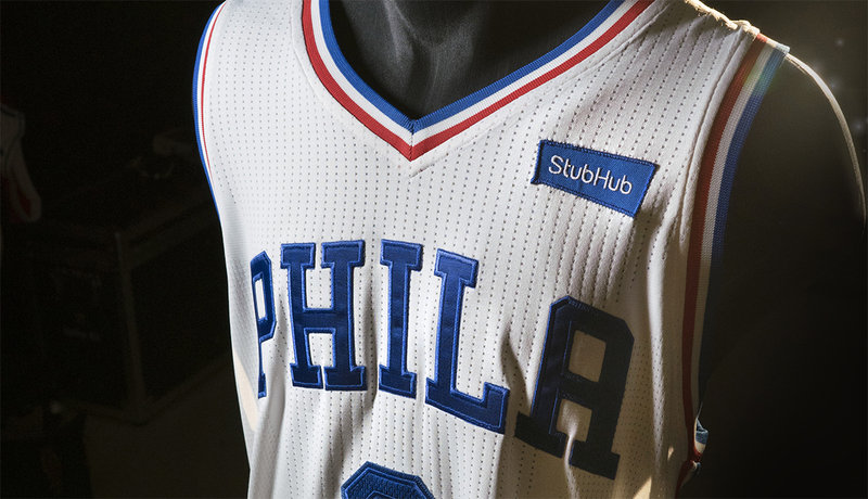 StubHub and Philadelphia 76ers Announce First Jersey Sponsorship in Major American Professional Sports