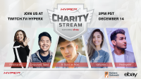 HyperX Partners with eBay and Gamers Outreach for Charity Stream to Benefit Children in Hospitals